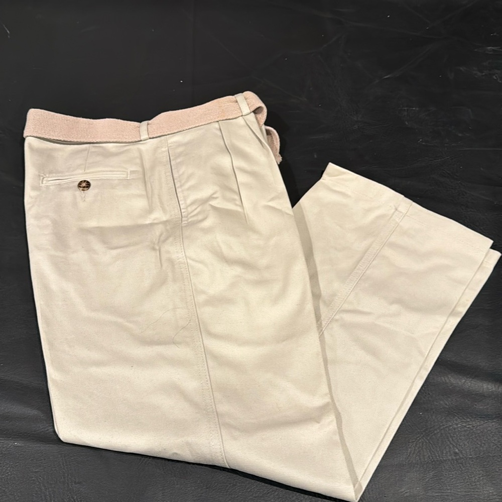 Arrow Boys Khaki Pants Size 12 Husky with belt